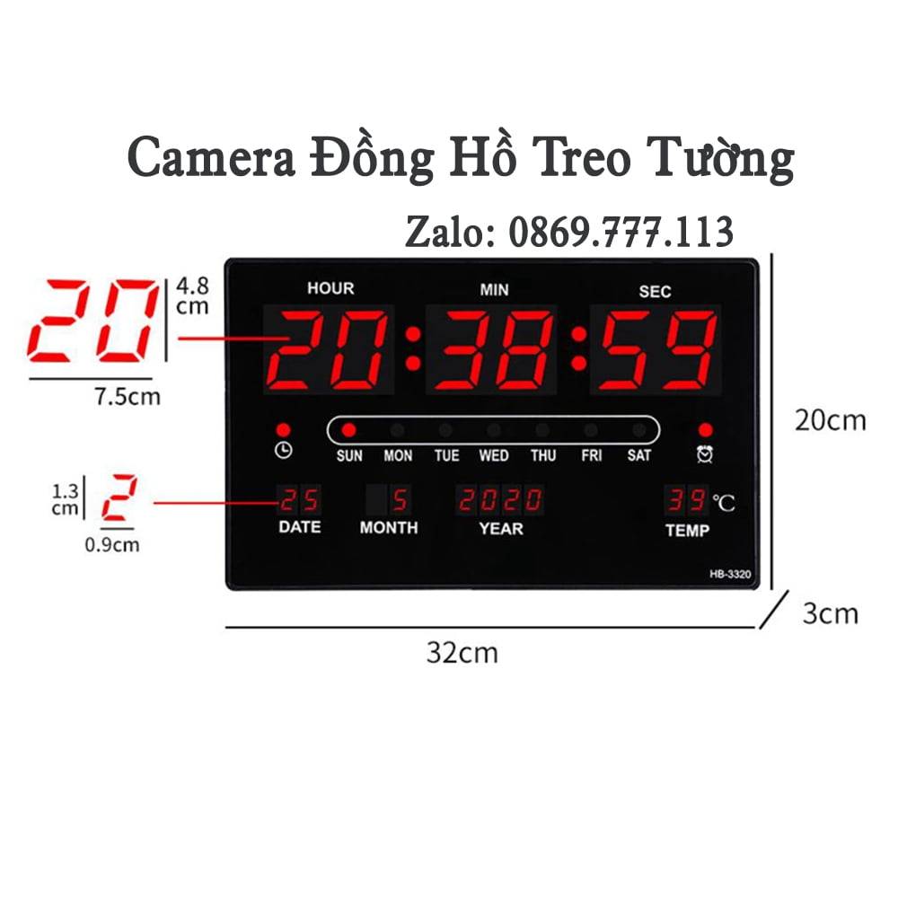 Alternative view of Camera ngụy trang đồng hồ treo tường 2022
