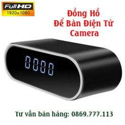 Camera Đồng Hồ Để Bàn Điện Tử Quay Đêm