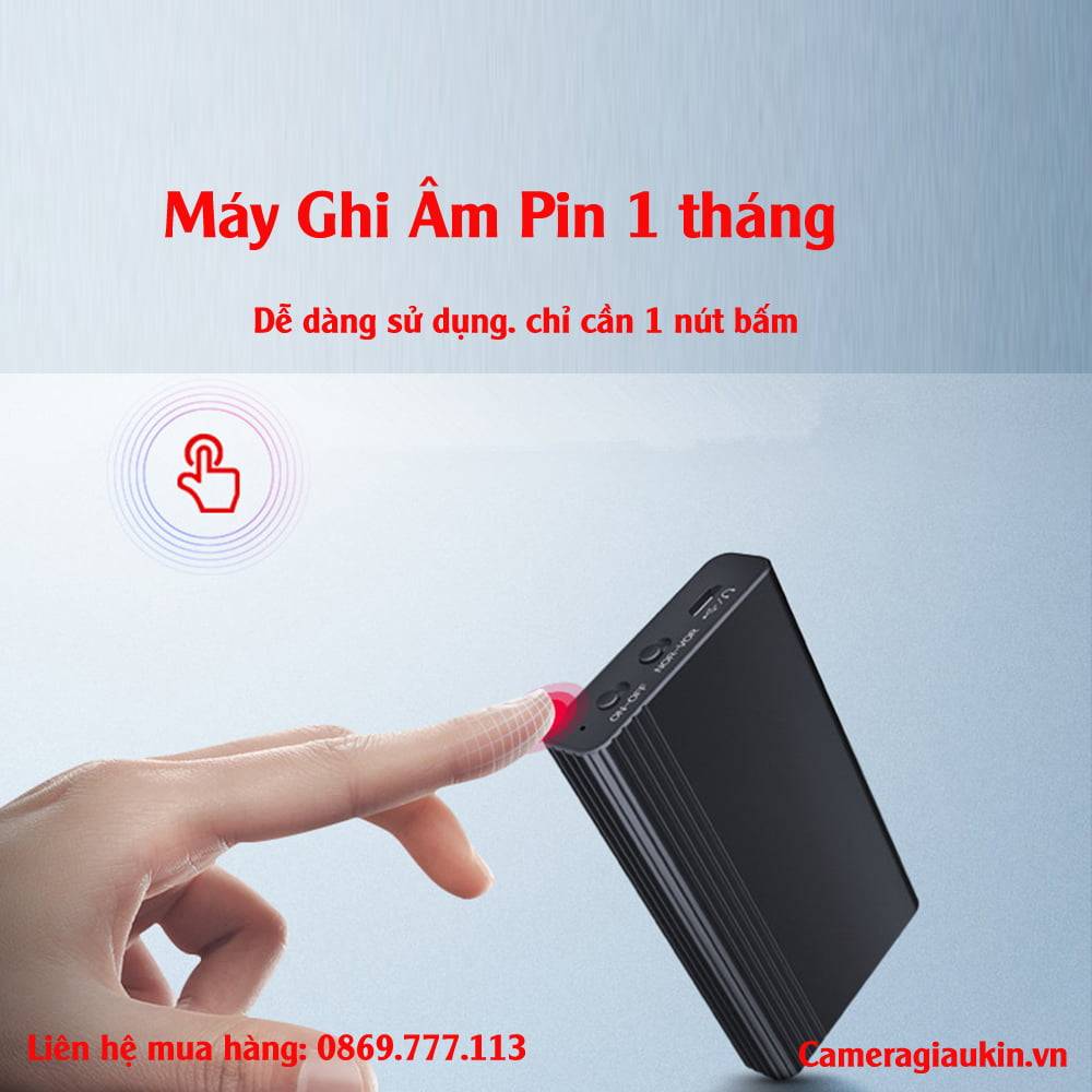 Máy Ghi Âm Pin 1 Tháng