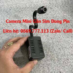 Camera A90 Mini Cắm Sim 4G Pin Lâu